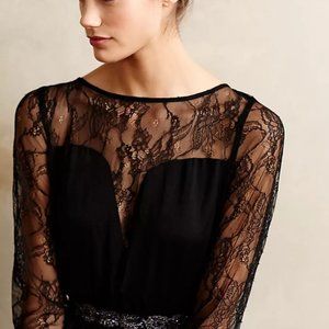 Anthropologie Lace Reverie Jumpsuit